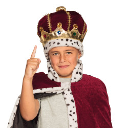 Královská koruna - čepice dětská